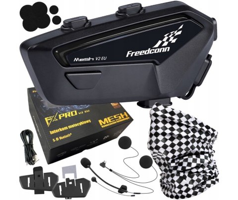 FreedConn Interkom motocyklowy FreenConn FX Pro V2 EU MESH FreedConn Interkom motocyklowy FreenConn FX Pro V2 EU MESH