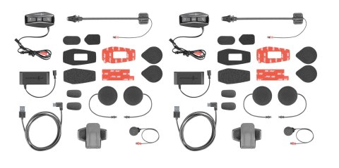 Interkom motocyklowy INTERPHONE U-COM 4, komplet na 2 kaski