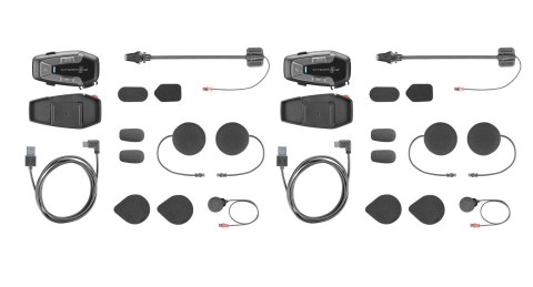 Interkom motocyklowy INTERPHONE U-COM 6R, komplet na 2 kaski