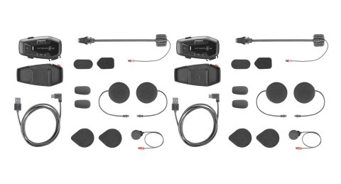Interkom motocyklowy INTERPHONE U-COM 7R, komplet na 2 kaski