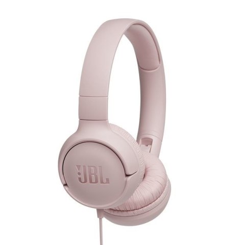 JBL Słuchawki JBL Tune 500 (rożowe, nauszne, z wbudowanym mikrofonem) JBL Słuchawki JBL Tune 500 (rożowe, nauszne, z wbudowanym mikrofonem)