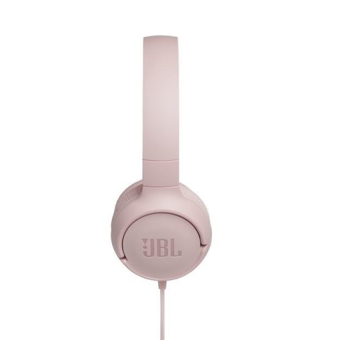 JBL Słuchawki JBL Tune 500 (rożowe, nauszne, z wbudowanym mikrofonem) JBL Słuchawki JBL Tune 500 (rożowe, nauszne, z wbudowanym mikrofonem)