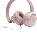 JBL Słuchawki JBL Tune 500 (rożowe, nauszne, z wbudowanym mikrofonem)
