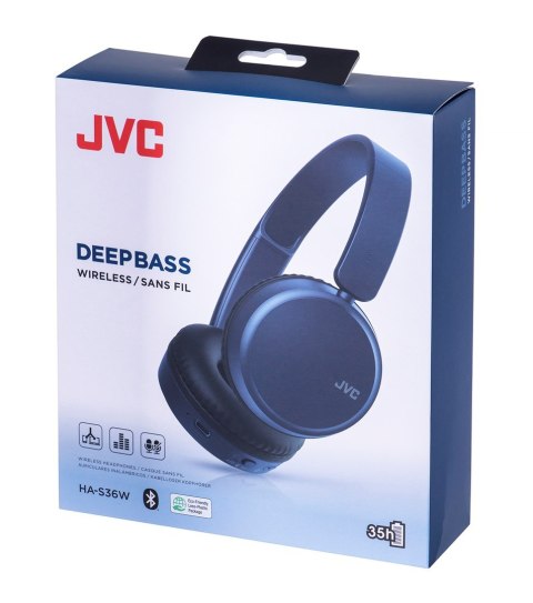JVC Słuchawki JVC HAS-36WAU BT BLUE JVC Słuchawki JVC HAS-36WAU BT BLUE