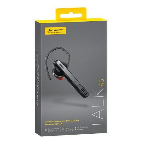 Jabra Słuchawka bluetooth Jabra Talk 45, Srebrna Jabra Słuchawka bluetooth Jabra Talk 45, Srebrna