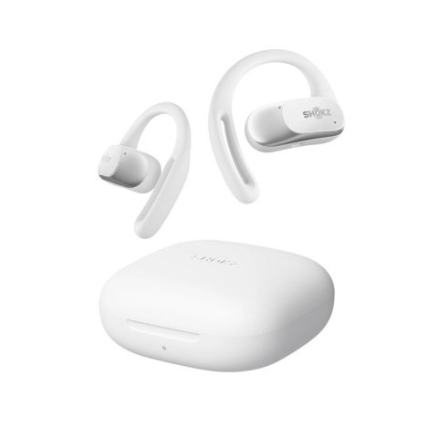 SHOKZ Słuchawki bezprzewodowe douszne Shokz OpenFit Air białe SHOKZ Słuchawki bezprzewodowe douszne Shokz OpenFit Air białe