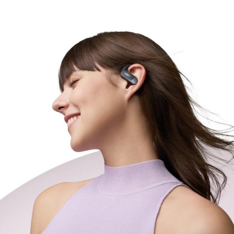 SHOKZ Słuchawki bezprzewodowe douszne Shokz OpenFit Air czarne SHOKZ Słuchawki bezprzewodowe douszne Shokz OpenFit Air czarne