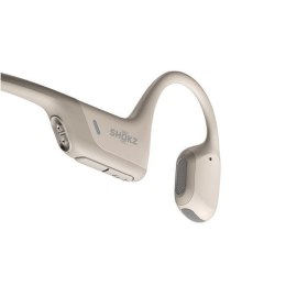 SHOKZ Słuchawki bezprzewodowe kostne Shokz OpenRun Pro Mini USB-A beżowe (WYPRZEDAŻ)