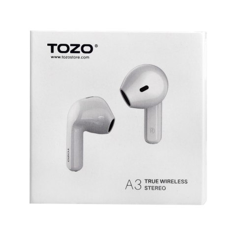 TOZO Słuchawki TWS TOZO A3 White TOZO Słuchawki TWS TOZO A3 White