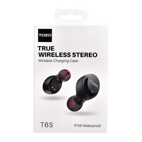 TOZO Słuchawki TWS TOZO T6S Black TOZO Słuchawki TWS TOZO T6S Black