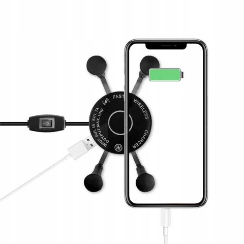 FreedConn Uchwyt na telefon i ładowarka indukcyjna FreedConn MC7W 10W + USB FreedConn Uchwyt na telefon i ładowarka indukcyjna FreedConn MC7W 10W + USB