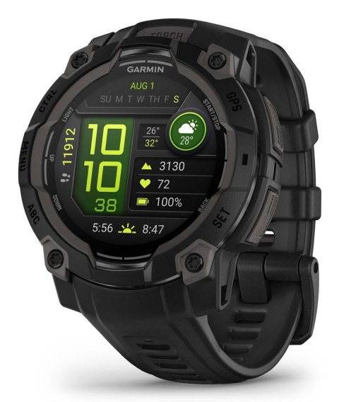 Garmin Smartwatch GARMIN Instinct 3 45mm Black Garmin Smartwatch GARMIN Instinct 3 45mm Black