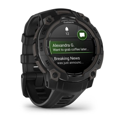 Garmin Smartwatch GARMIN Instinct 3 45mm Black Garmin Smartwatch GARMIN Instinct 3 45mm Black