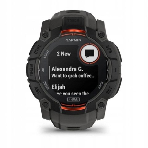 Garmin Smartwatch GARMIN Instinct 3 50mm SOLAR Black Garmin Smartwatch GARMIN Instinct 3 50mm SOLAR Black