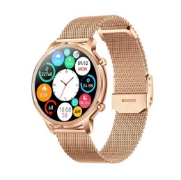 Manta Multimedia Sp. z o.o. Smartwatch damski Manta Kelly złoty stalowy