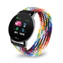 Media tech MEDIA-TECH SMARTBAND THAITI, MONITORING CIŚNIENIA KRWI, PULSU ORAZ INNYCH PARAMETRÓW, DWA PASKI NYLONOWE W ZESTAWIE MT871