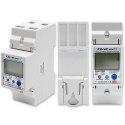 Qoltec QOLTEC LICZNIK ENERGII JEDNOFAZOWY ELEKTRONICZNY NA SZYNĘ DIN | 230V | LCD | WI-FI