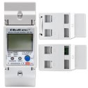 Qoltec QOLTEC LICZNIK ENERGII JEDNOFAZOWY ELEKTRONICZNY NA SZYNĘ DIN | 230V | LCD | WI-FI