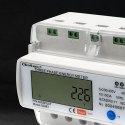 Qoltec QOLTEC LICZNIK ENERGII TRÓJFAZOWY ELEKTRONICZNY NA SZYNĘ DIN | 400V | LCD | WI-FI