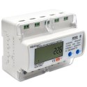Qoltec QOLTEC LICZNIK ENERGII TRÓJFAZOWY ELEKTRONICZNY NA SZYNĘ DIN | 400V | LCD | WI-FI