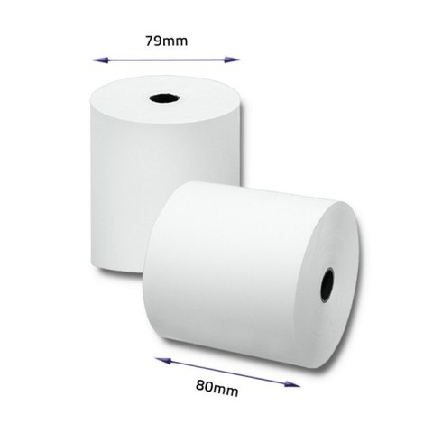 Qoltec QOLTEC ROLKA TERMICZNA 80X80 | 55G/M2 | 10SZT. | BPA FREE Qoltec QOLTEC ROLKA TERMICZNA 80X80 | 55G/M2 | 10SZT. | BPA FREE
