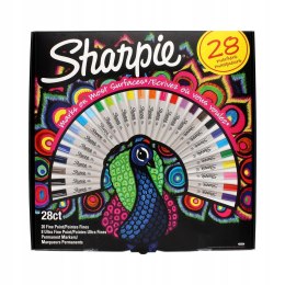 Sharpie SHARPIE -zestaw 28 markerów perman. FINE