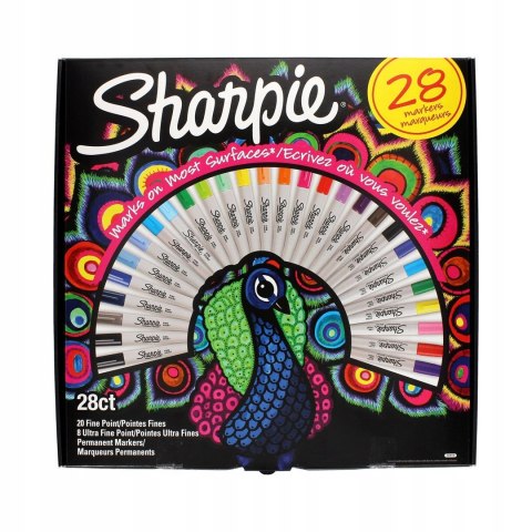 Sharpie SHARPIE -zestaw 28 markerów perman. FINE Sharpie SHARPIE -zestaw 28 markerów perman. FINE