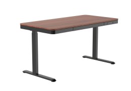 Activejet Biurko ACTIVEJET z elektryczną regulacją wysokości 140x70 ET119W-C czarny/orzech