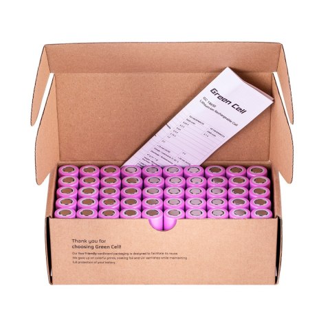 Green Cell GREEN CELL OGNIWA 18650 50X AKUMULATOR 18650 LI-ION INR1865026E 3.6V 2600MAH Green Cell GREEN CELL OGNIWA 18650 50X AKUMULATOR 18650 LI-ION INR1865026E 3.6V 2600MAH