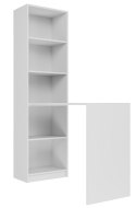 TOP E SHOP BIURKO Z REGAŁEM R50 LEWE/PRAWE BIEL