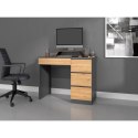 TOP E SHOP Biurko MIJAS PRAWE 98x51xH76 antracyt/artisan