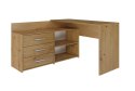 TOP E SHOP Biurko narożne + komoda DANY 120x50xH76 artisan