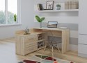 TOP E SHOP Biurko narożne + komoda DANY 120x50xH76 sonoma