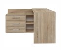 TOP E SHOP Biurko narożne + komoda DANY 120x50xH76 sonoma