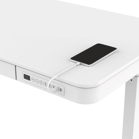 Tuckano Biurko TUCKANO z regulacją wysokości ET119W-C Biały Tuckano Biurko TUCKANO z regulacją wysokości ET119W-C Biały