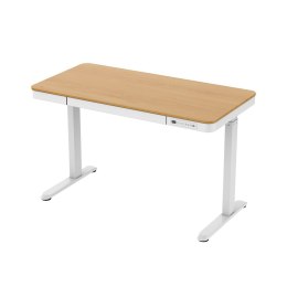 Tuckano Biurko TUCKANO z regulacją wysokości ET119W-C Biały/dąb