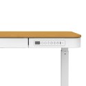 Tuckano Biurko TUCKANO z regulacją wysokości ET119W-C Biały/dąb