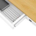Tuckano Biurko TUCKANO z regulacją wysokości ET119W-C Biały/dąb
