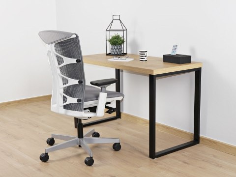 UNIQUE Biurko 120x60 TEO czarny/dąb UNIQUE Biurko 120x60 TEO czarny/dąb