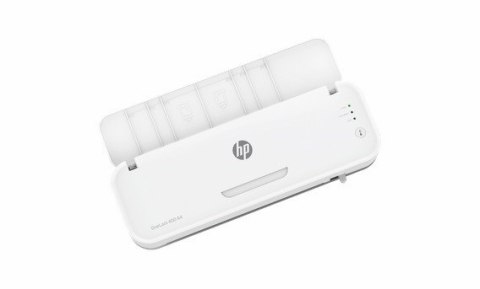 Hewlett-Packard HP Laminator ONELAM 400 A3, na zimno/gorąco, zintegrowany trymer, zaokrąglacz rogów, prędkość 40cm/min + 15 folii: 3xA4, 4xA5, 4 Hewlett-Packard HP Laminator ONELAM 400 A3, na zimno/gorąco, zintegrowany trymer, zaokrąglacz rogów, prędkość 40cm/min + 15 folii: 3xA4, 4xA5, 4
