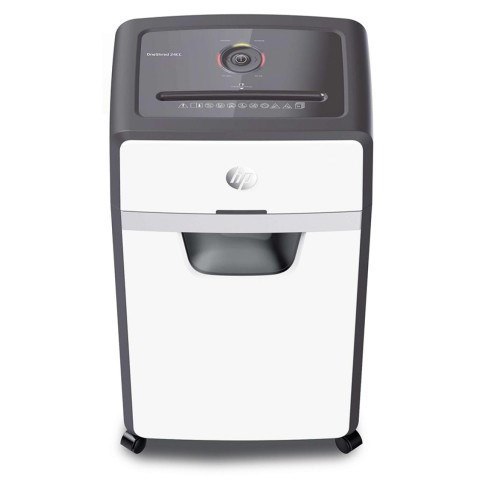 Hewlett-Packard HP Niszczarka ONESHRED 24CC, ścinki, P-4, 24 kart., 30l, jasnoszara, HPN280724CCON-14. Hewlett-Packard HP Niszczarka ONESHRED 24CC, ścinki, P-4, 24 kart., 30l, jasnoszara, HPN280724CCON-14.