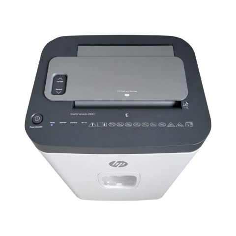 Hewlett-Packard HP Niszczarka ONESHRED Auto 200CC, biało-szara Hewlett-Packard HP Niszczarka ONESHRED Auto 200CC, biało-szara