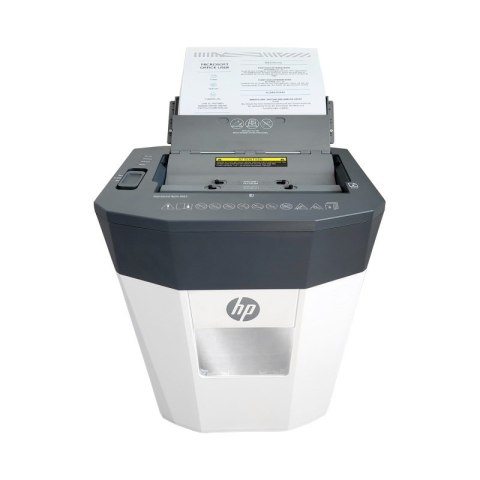 Hewlett-Packard HP Niszczarka ONESHRED Auto 80CC biało-szara Hewlett-Packard HP Niszczarka ONESHRED Auto 80CC biało-szara