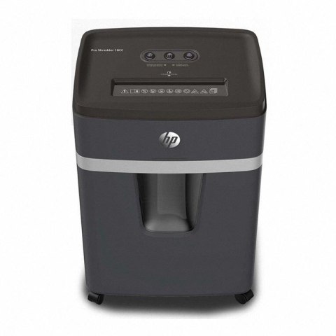 Hewlett-Packard HP Niszczarka PRO SHREDDER 18CC, ścinki, P-4, 18 kart., 25l, ciemnoszara Hewlett-Packard HP Niszczarka PRO SHREDDER 18CC, ścinki, P-4, 18 kart., 25l, ciemnoszara
