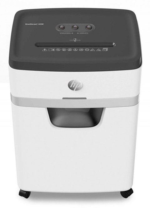 Hewlett-Packard HP ONESHRED Niszczarka 12MC, mikrościnki, P-5, 12 kart., 25l, jasnoszara Hewlett-Packard HP ONESHRED Niszczarka 12MC, mikrościnki, P-5, 12 kart., 25l, jasnoszara