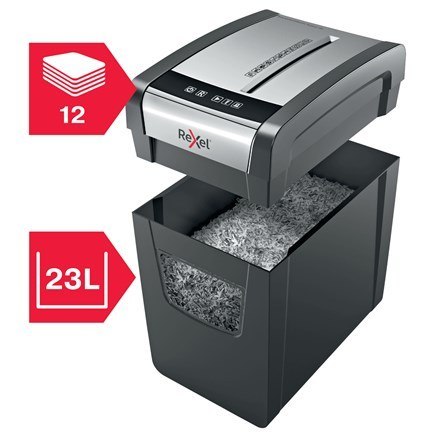 REXEL Rexel Niszczarka Momentum X312-SL Slimline, 12 kartek, 23 l kosz REXEL Rexel Niszczarka Momentum X312-SL Slimline, 12 kartek, 23 l kosz