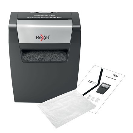 REXEL Rexel Niszczarka Momentum X406, 6 kartek, 15 l kosz REXEL Rexel Niszczarka Momentum X406, 6 kartek, 15 l kosz