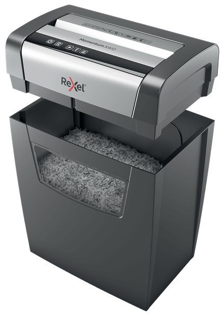 REXEL Rexel Niszczarka Momentum X410, 10 kartek, 23 l kosz REXEL Rexel Niszczarka Momentum X410, 10 kartek, 23 l kosz