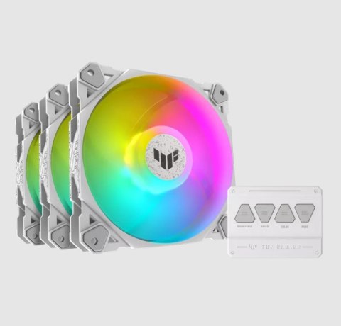 ASUS Wentylator ASUS TF120 TUF GAMING ARGB WHITE 3IN1 ASUS Wentylator ASUS TF120 TUF GAMING ARGB WHITE 3IN1