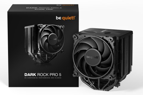 BE QUIET! Chłodzenie BE QUIET! DARK ROCK PRO 5 kompatybilny Intel (1700, 1200, 1150, 1151, 1155) oraz AMD (AM5, AM4) BE QUIET! Chłodzenie BE QUIET! DARK ROCK PRO 5 kompatybilny Intel (1700, 1200, 1150, 1151, 1155) oraz AMD (AM5, AM4)